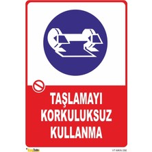 Mediwiz Taşlamayı Korkuluksuz Kullanma - Isg Levhası 35 x 50 cm Sticker
