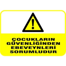 Mediwiz Çocukların Güvenliğinden 35X50 cm Galvaniz Saç 0,4 mm