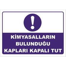 Mediwiz Kimyasalların Bulunduğu Kapları Kapat - Isg Levhası Levha 25X35 cm Dekota 3 mm