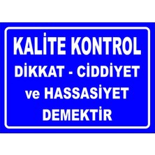 Mediwiz Önce Iş Güvenliği Sonra Kalite 35X50 cm Galvaniz Saç 0,4 mm