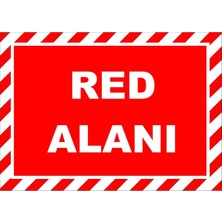 Mediwiz Red Alanı Levhası Levha 25X35 cm Galvaniz Saç 0,4 mm