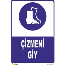 Mediwiz Çizmeni Giy Levhası Levha 35X50 cm Galvaniz Saç 0,4 mm
