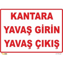 Mediwiz Kantara Yavaş Girin Yavaş Çıkın Levhası Levha 70X100 cm Dekota 3 mm