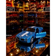 Oyuncak Sahili Pontıac Fırebırd Tran 1972 Model Araba Koleksiyon 11.8cm Diecast Metal Kapı Açılır Çekbırak Pontiac Firebird 1.36 Mavi