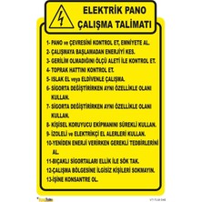 Mediwiz Elektrik Pano Çalışma Talimatı Tlm 046 50X60 cm Galvaniz Saç 0,4 mm