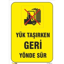 Mediwiz Yük Taşırken Geri Yönde Sür 70X100 cm Sticker