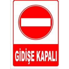 Mediwiz Gidişe Kapalı Levhası Levha 70X100 cm Dekota 3 mm