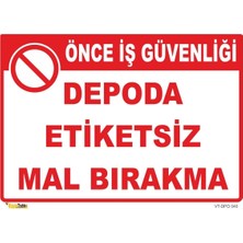 Mediwiz Depoda Etiketsiz Mal Bırakma Levhası Levha 15X21 cm Galvaniz Saç 0,4 mm