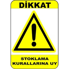 Mediwiz Stoklama Kurallarına Uy Levhası Levha 70X100 cm Sticker