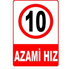 Mediwiz Azami Hız 10 Levhası Levha 70X100 cm Galvaniz Saç 0,4 mm
