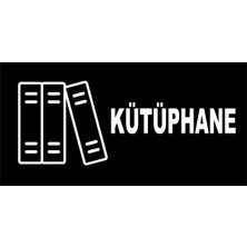 Mediwiz Kütüphane Levhası 15X30 Sticker VT-BLM081