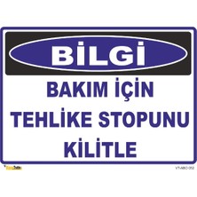 Mediwiz Bakım Için Tehlike Stopunu Kilitle Levhası Levha 15X21 cm Dekota 3 mm