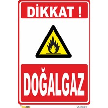 Mediwiz Doğalgaz - Isg Levhası Levha 15X21 cm Sticker