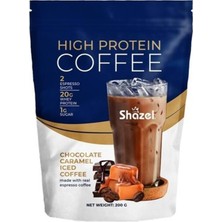 Shazel Yüksekli Proteinli Soğuk Kahve Karamelli 200G Doypack (Aromalı)