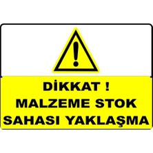 Mediwiz Malzeme Stok Sahası Yaklaşma Levhası Levha 15X21 cm Dekota 3 mm
