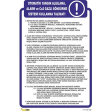 Mediwiz Otomatik Yangın Algılama 50X60 cm Sticker