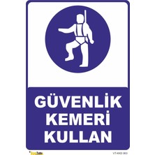 Mediwiz Güvenlik Kemeri Kullan Levhası Levha 50X70 cm Dekota 3 mm