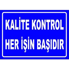 Mediwiz Kalite Kontrol 70X100 cm Sticker