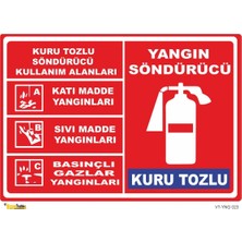Mediwiz Yangin Söndürücü Kuru Tuzlu - Isg Levhası Levha 70X100 cm Galvaniz Saç 0,4 mm