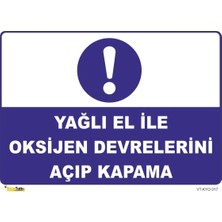 Mediwiz Yağlı El ile Oksijen Devrelerini Oynama - Isg Levhası LEVHA-50X70 cm Sticker