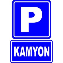 Mediwiz Kamyon Park Yeri Levhası Levha 15X21 cm Galvaniz Saç 0,4 mm Ttr 031