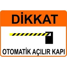 Mediwiz Otomatik Açılır Kapı Levhası Levha 15X21 cm Dekota 3 mm