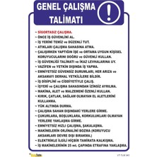 Mediwiz Genel Çalışma Talimatı Tlm 043 50X60 cm Galvaniz Saç 0,4 mm
