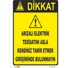 Mediwiz Arızalı Elektriği Kendin Tamir Etme - Isg Levhası Levha 15X21 cm Sticker