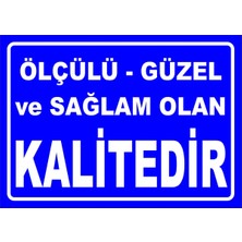 Mediwiz Kalitedir 25X35 cm Sticker