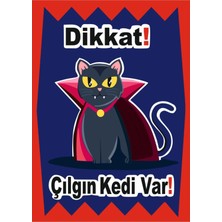 Mediwiz Dikkat Kedi Var 70X100 cm Dekota 3 mm