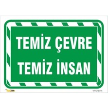 Mediwiz Temiz Çevre Temiz Insan - Isg Levhası Levha 15X21 cm Dekota 3 mm