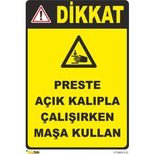 Mediwiz Preste Açık Kalıpla Çalışırken Maşa Kullan - Isg Levhası 70 x 100 cm Dekota 3 mm