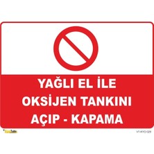 Mediwiz Yağlı El ile Oksijeni Oynama - Isg Levhası LEVHA-50X70 cm Sticker