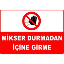 Mediwiz Mikser Durmadan Içine Girme Levhası Levha 35X50 cm Galvaniz Saç 0,4 mm
