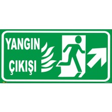 Mediwiz Yangın Çıkışı Sağ Yukarı 30X60 cm Dekota (Fotolümenli)