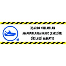 Mediwiz Ayakkabı Ile Havuz Çevresine 50X70 cm Galvaniz Saç 0,4 mm