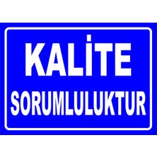 Mediwiz Kalite Sorumluluktur 35X50 cm Sticker Klt 011