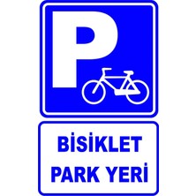 Mediwiz Bisiklet Park Yeri Levhası Levha 70X100 cm Galvaniz Saç 0,4 mm