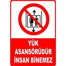 Mediwiz Yük Asansörüdür Insan Binemez Levhası Levha Vim 018 70X100 cm Dekota 3 mm