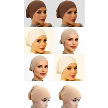ALDAIYR 8 Adet Boru Bone Geçme Bone Tesettür