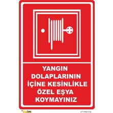 Mediwiz Yangın Dolaplarının Içine Eşya Koyma - Isg Levhası Levha 25X35 cm Sticker