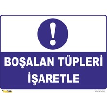 Mediwiz Iş Bitiminde Tüpleri Kapat Hortumları Sar - Isg LEVHASI-25X35 cm Galvaniz Saç 0,4 mm