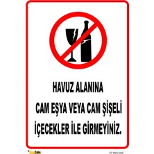 Mediwiz Havuz Alanına Cam Içecekler 35X50 cm Dekota 3 mm