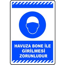 Mediwiz Havuza Bone Ile 50X70 cm Sticker