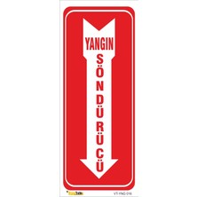 Mediwiz Yangın Söndürücü - Isg Levhası Levha 35X50 cm Sticker