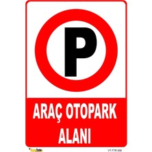 Mediwiz Araç Otopark Alanı 50X70 cm Sticker