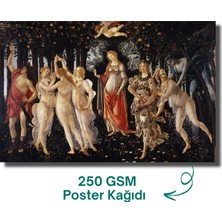 Rosaart Sandro Potticelli Primavera, Ilkbahar Poster - Rönesans Sanatı Çerçevesiz Poster- Dekoratif Poster
