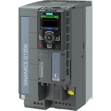 Siemens SINAMICS G120X Rated power: 11 kW At 110% 60s, 100% 240 s Unfiltered 380-480 V 3 AC +10/-20% 47-63 Hz Ambient temperature -20 to +45 °C