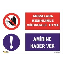 Mediwiz Amirine Haber Ver 35X50 cm Galvaniz Saç 0,4 mm