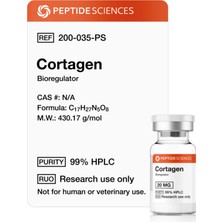 Peptide Sciences Cortagen Peptide 20MG (Bioregulator)